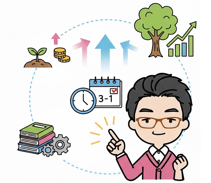 資産を着実に増やす習慣の力
